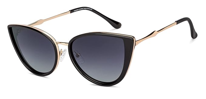 VINCENT CHASE EYEWEAR Unisex Polarized Cat Eye Sunglasses