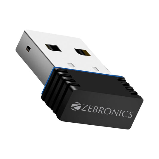 ZEBRONICS ZEB-USB150WF1 WiFi Mini USB Adapter  (Black)