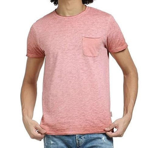 JACK & JONES Men's Solid Slim Fit T-Shirt