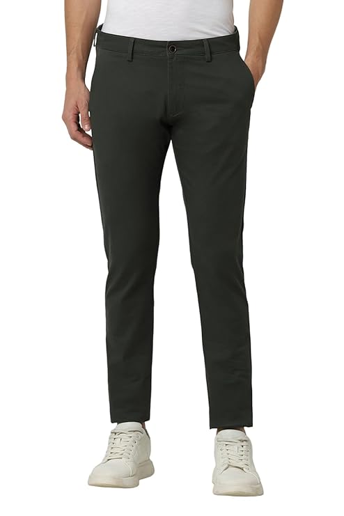 Peter England Men Skinny Fit Pants