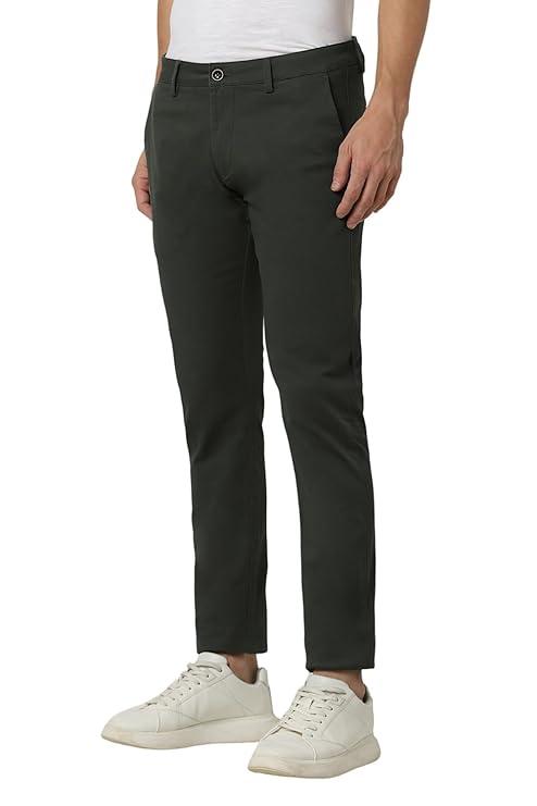 Peter England Men Skinny Fit Pants