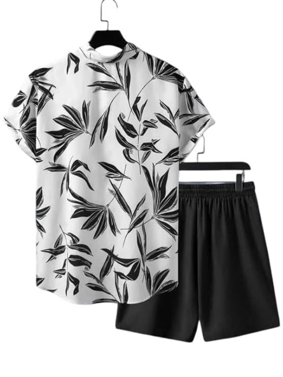 Rivu Enterprises Men's Nightwear || Mens Printed Night Suits || Night Suit Co-Ord Set for Mens || Printed Shorts and Shirt Night Suit || Mens Night Suit Shirts and Short