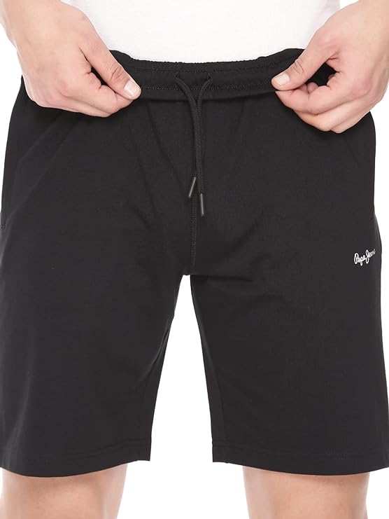 Pepe Jeans Men's Cotton Boxer Shorts Regular Fit Solid Shorts (Pack of 1)