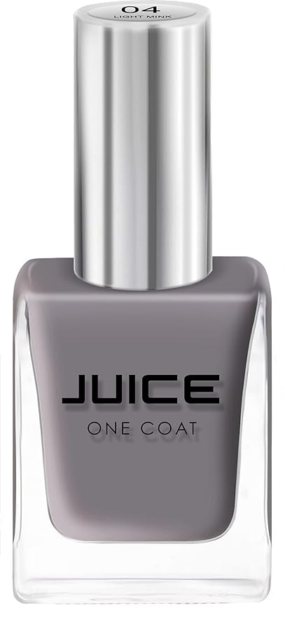 JUICE Quick-Dry, Long Lasting, Chip Resistant, Gel Finish, High Gloss, F&D Approved Colors & Pigments, Nail Kit, 5 In 1 Combo, 55 Millilitres