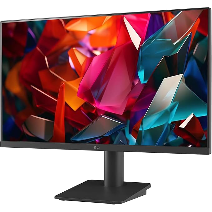 LG 24MS550-B 24 inch IPS FHD (1920x1080) Monitor 100Hz 5ms Reader Mode Tilt/Height Adjustable Stand Built in Speaker Design Control Black Stabilizer DAS Crosshair HDMI Black