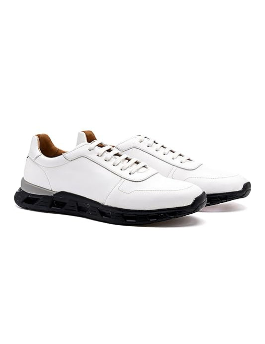 Symbol Premium Mens Smart Casual Extralight Leather Sneakers (Extralight Sole)