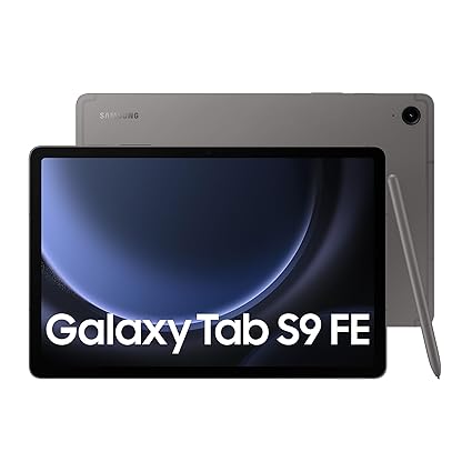 Samsung Galaxy Tab S9 FE RAM 6 GB, ROM 128 GB Expandable, S Pen in-Box, Wi-Fi, IP68 Tablet, Gray