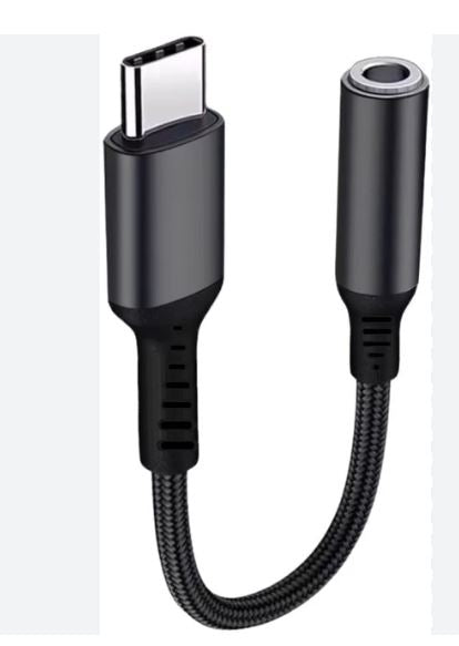 Aliens AUX Cable 0.12 m Type C to 3.5mm Audio Jack Cable, DAC Headphone/Earphone Converter Adapter| Hi-Fi Stereo
