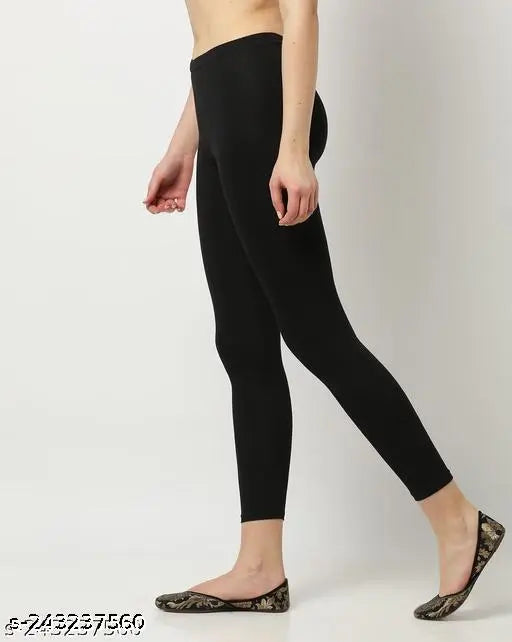 Womens Lycra Ankle Length Legging