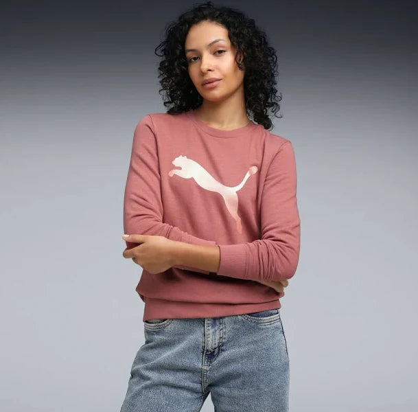 Essentials Women's PUMA Logo Crew Sweatshirt