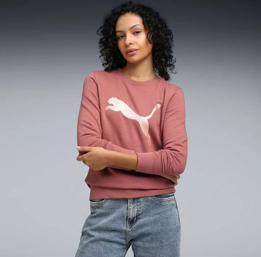 Essentials Women's PUMA Logo Crew Sweatshirt