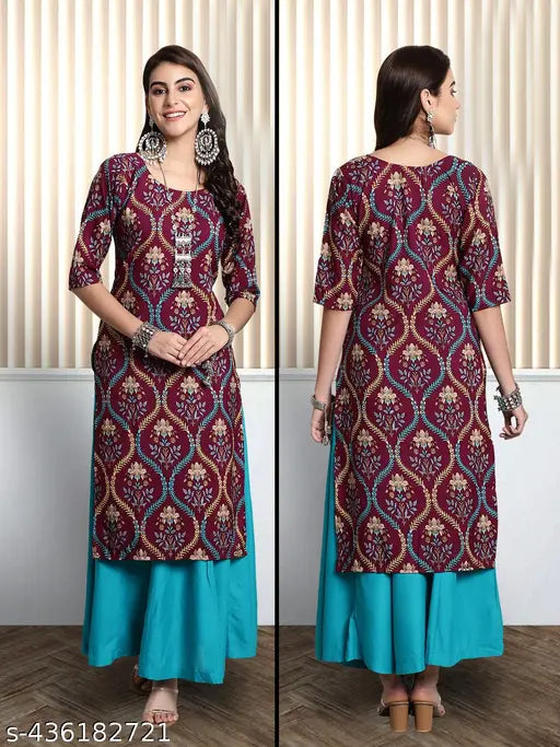 Stylish Crepe Kurti For Women
