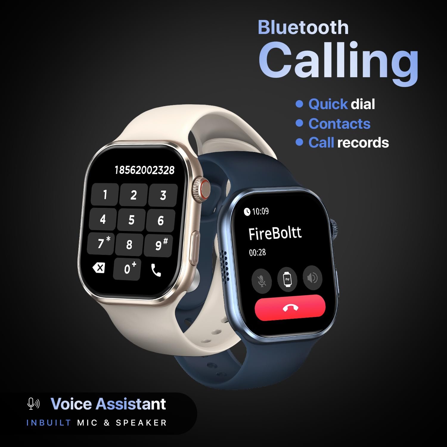 Fire-Boltt Brillia Smart Watch 2.02” Super AMOLED Display, Bluetooth Calling, SpO2, Heart Rate Monitor, 120+ Sports Modes, Fitness Tracker, Voice Assistant, Smart Watch for Man & Women - Image 13