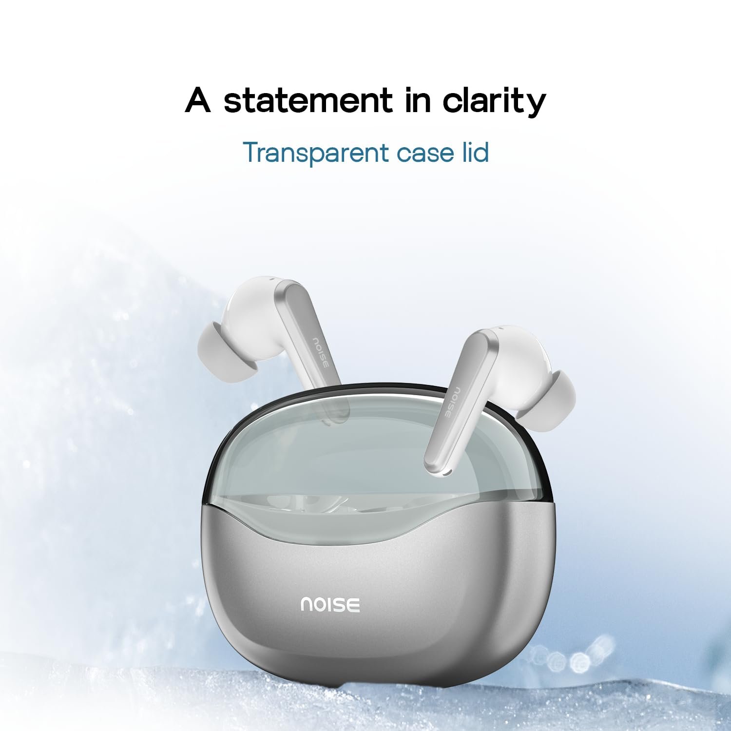 Noise Newly Launched Buds VS601 in Ear Truly Wireless Earbuds with 50H of Playtime, Transparent Case Lid, Quad Mic ENC, Dual Device Pairing, 10Mm Driver, BT V5.3 (Silver Grey) - Image 11