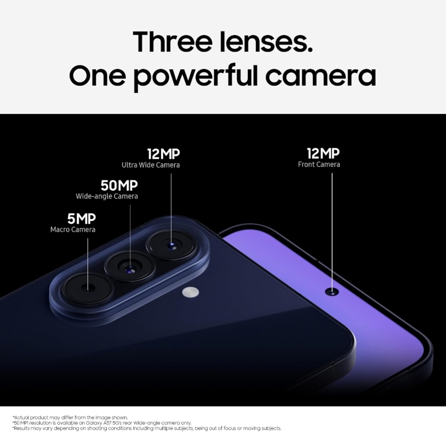 Samsung Galaxy A57 5G (Awesome Navy, 12GB RAM, 256GB Storage), Agentic AI, Triple Camera with Nightography Video, 2 Days Battery Life, 6 Gen OS Upgrades, IP68, 6.9mm Sleek, with No Cost EMI - Image 13