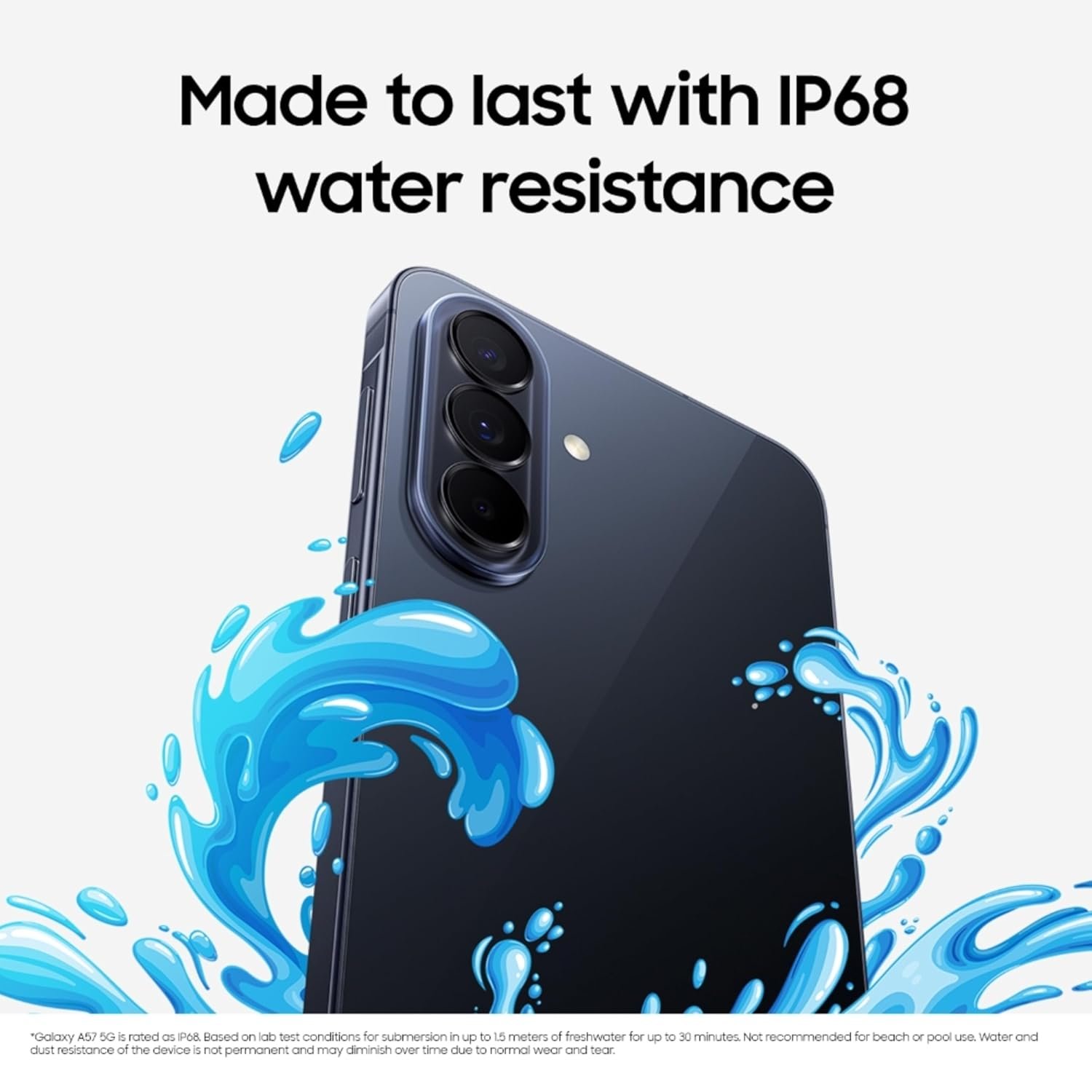 Samsung Galaxy A57 5G (Awesome Navy, 12GB RAM, 256GB Storage), Agentic AI, Triple Camera with Nightography Video, 2 Days Battery Life, 6 Gen OS Upgrades, IP68, 6.9mm Sleek, with No Cost EMI - Image 4