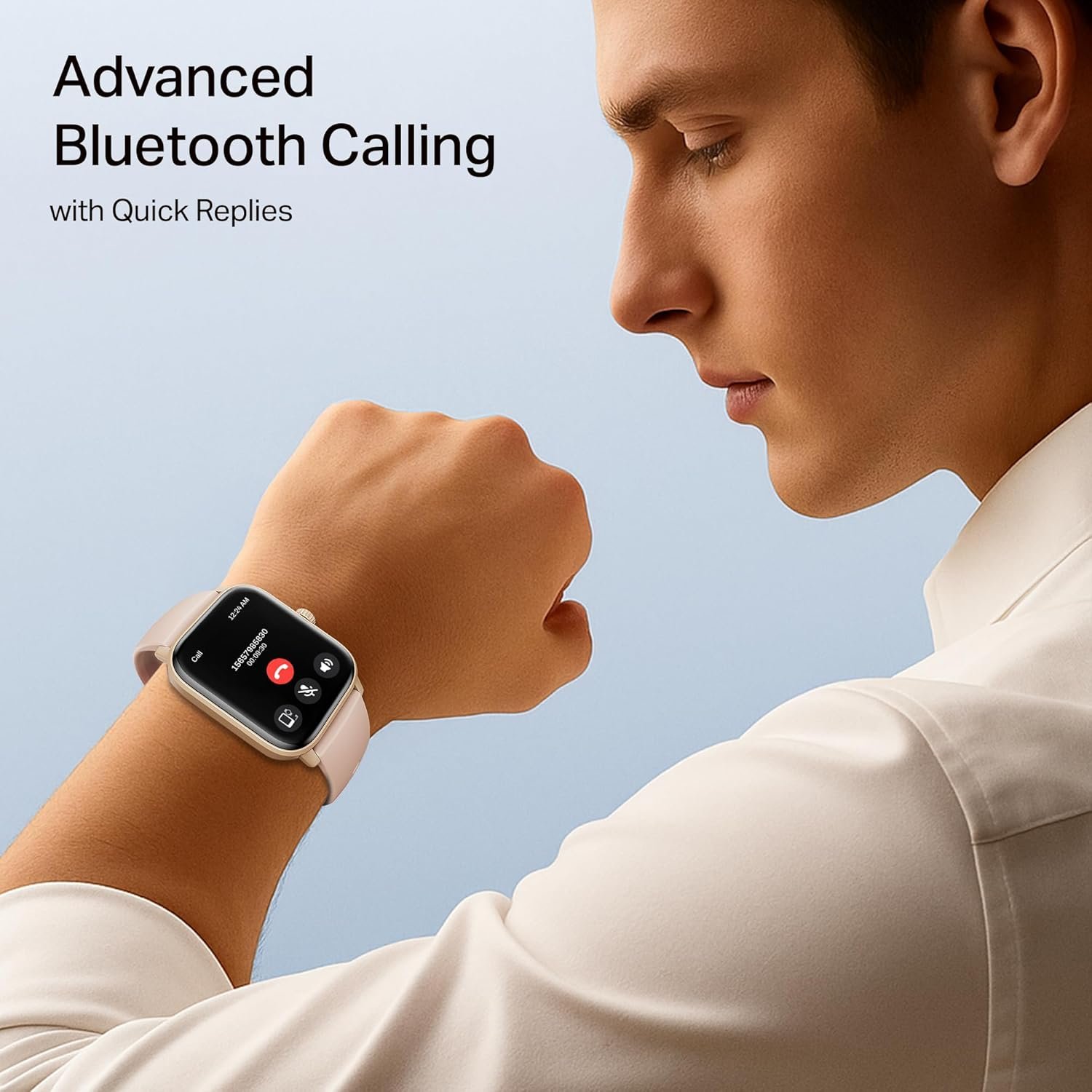 Boat Wave Call 3 Smartwatch 1.83” HD Display with Animated Watch Faces; BT Calling, Functional Crown, Multiple Sports Modes, IP68, HR, SpO2 Monitor, Smart Watches for Men & Women (Spring Blossom) - Image 6