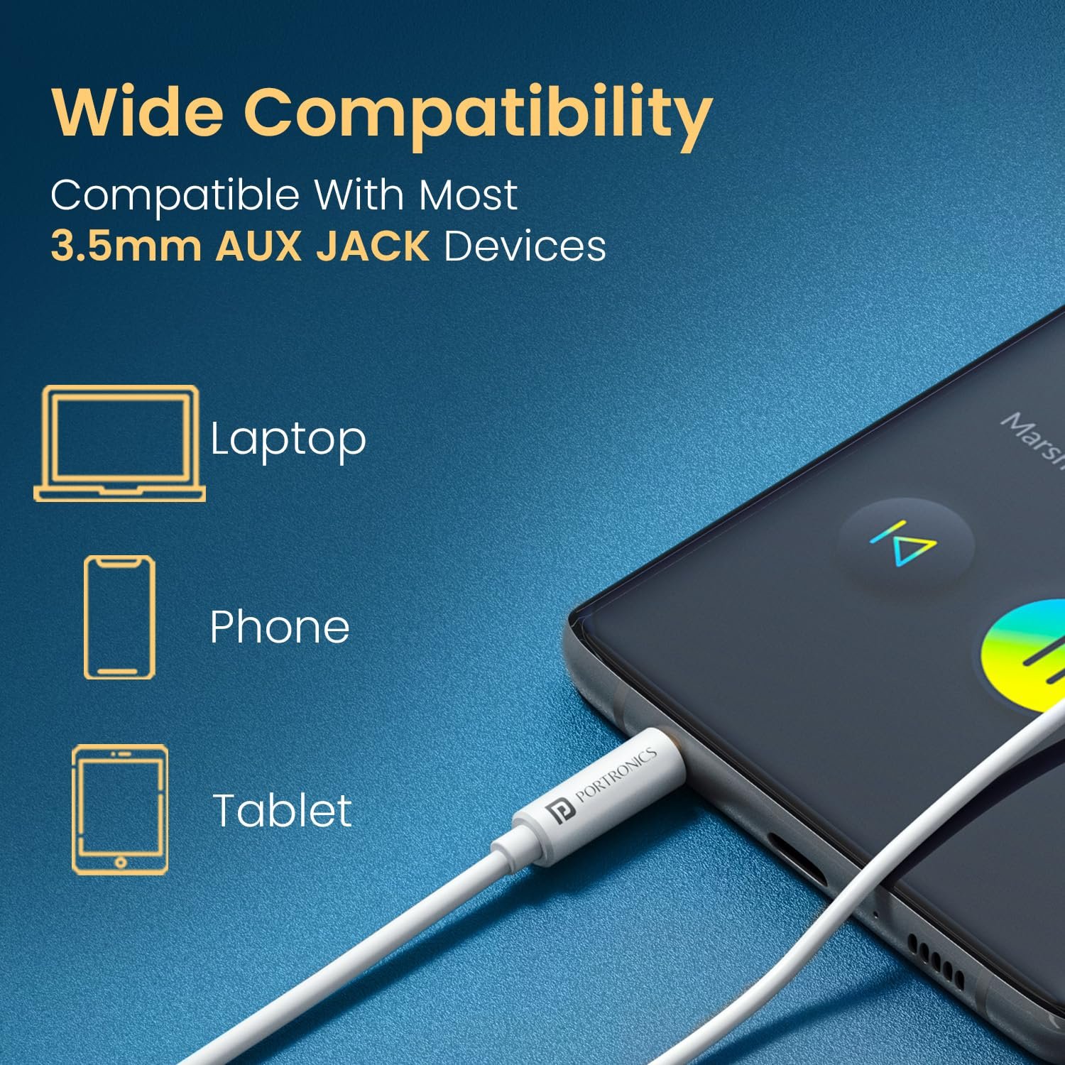 Portronics Conch Kappa in Ear 3.5mm Wired Earphones with in Line HD Mic, Powerful Audio, 14.2mm Dynamic Driver, Unique Earbuds Design, TPE Anti Tangle Wire... - Image 7