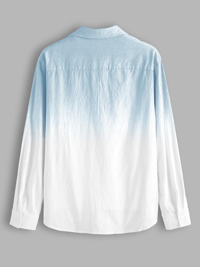 BE ACTIVE Men's Solid Slim Fit Cotton Casual Shirt || Men Stylish Shirt || Spread Collar & Full Sleeves - Image 2