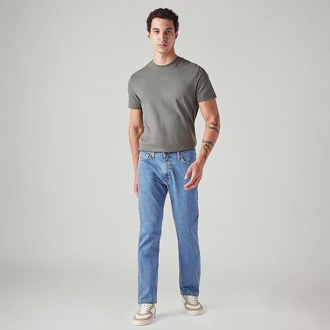 Levi's Men's 511 Slim Fit Mid Rise Blue Jeans - Image 2