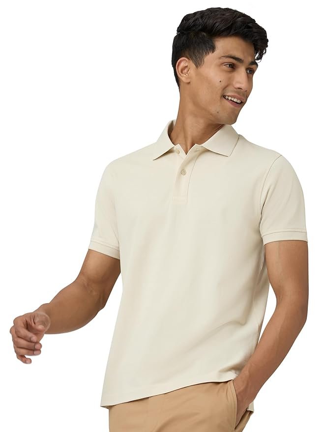 XYXX Men's Nova 100% Combed Cotton Regular Fit Polo T-Shirt - Image 6
