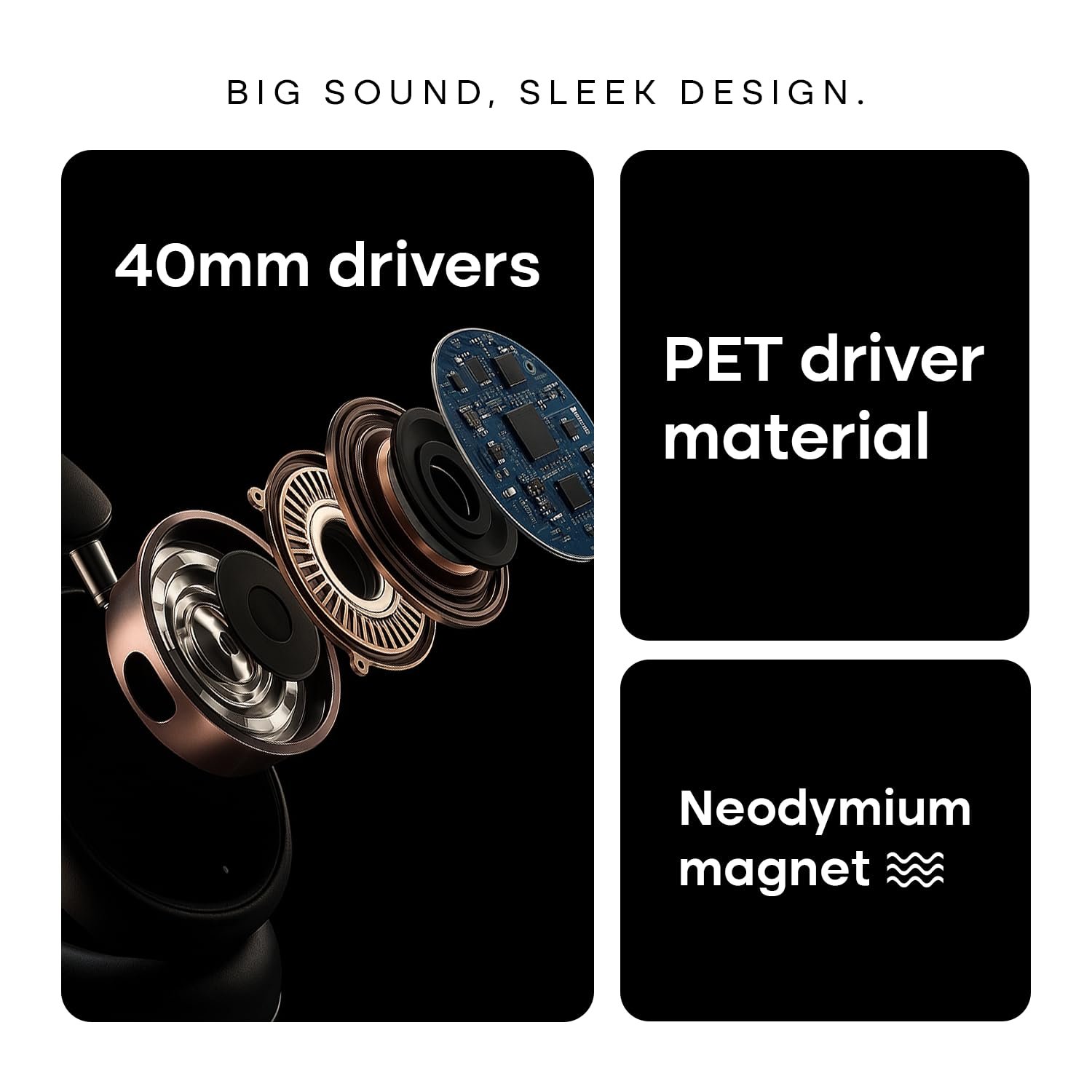 Noise Newly Launched Airwave Max XR Wireless Over-Ear Headphones with 120H Playtime, ANC, HFA Tech, Spatial Audio, Dual Pairing,BT V6.0(Carbon Black) - Image 5