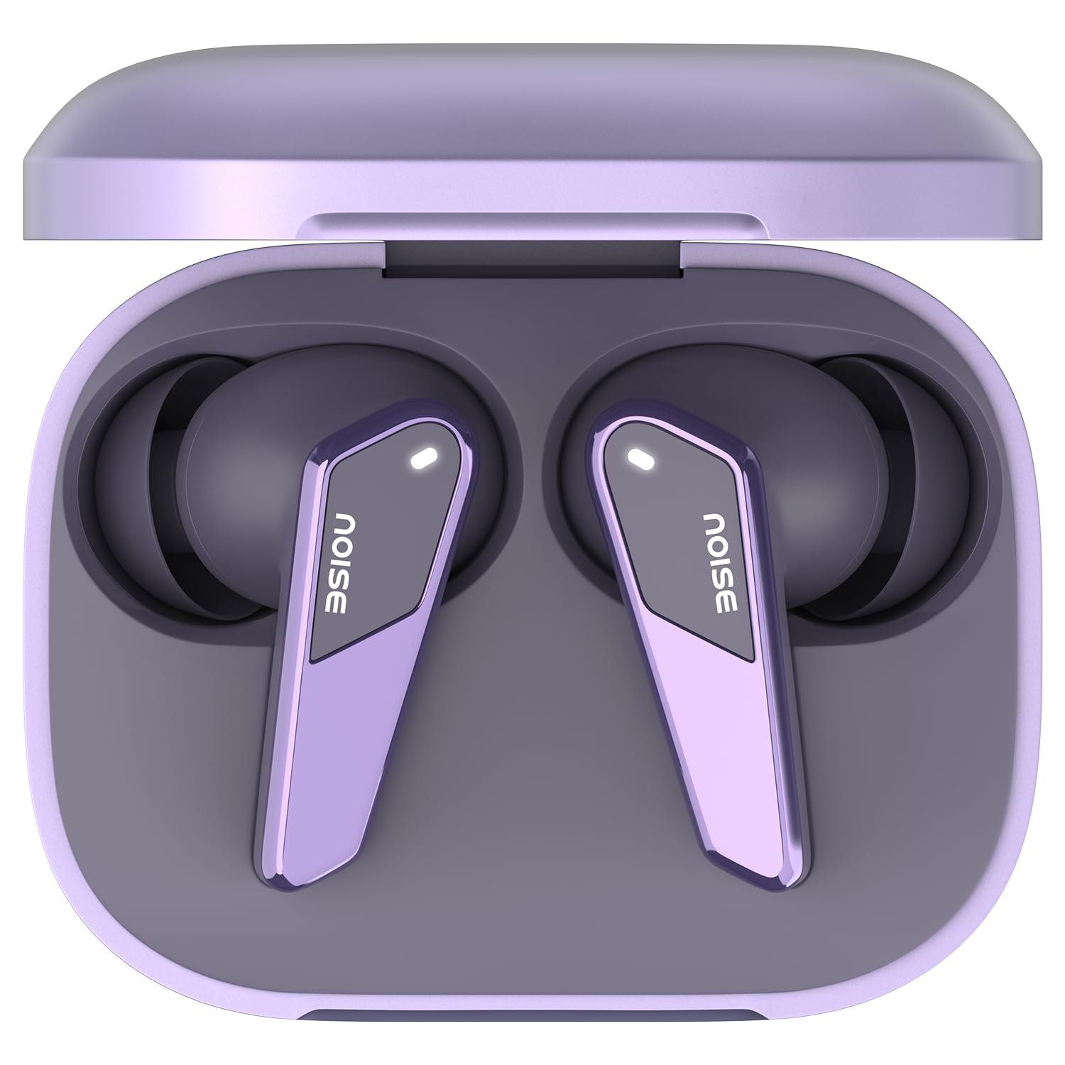 Noise Buds N1 Pro Truly Wireless Earbuds with Metallic Finish, ANC(Upto 30Db), 60H of Playtime, Dual Pairing, Instacharge(10 Min=200 Min), BT V5.3(Chrome Purple)