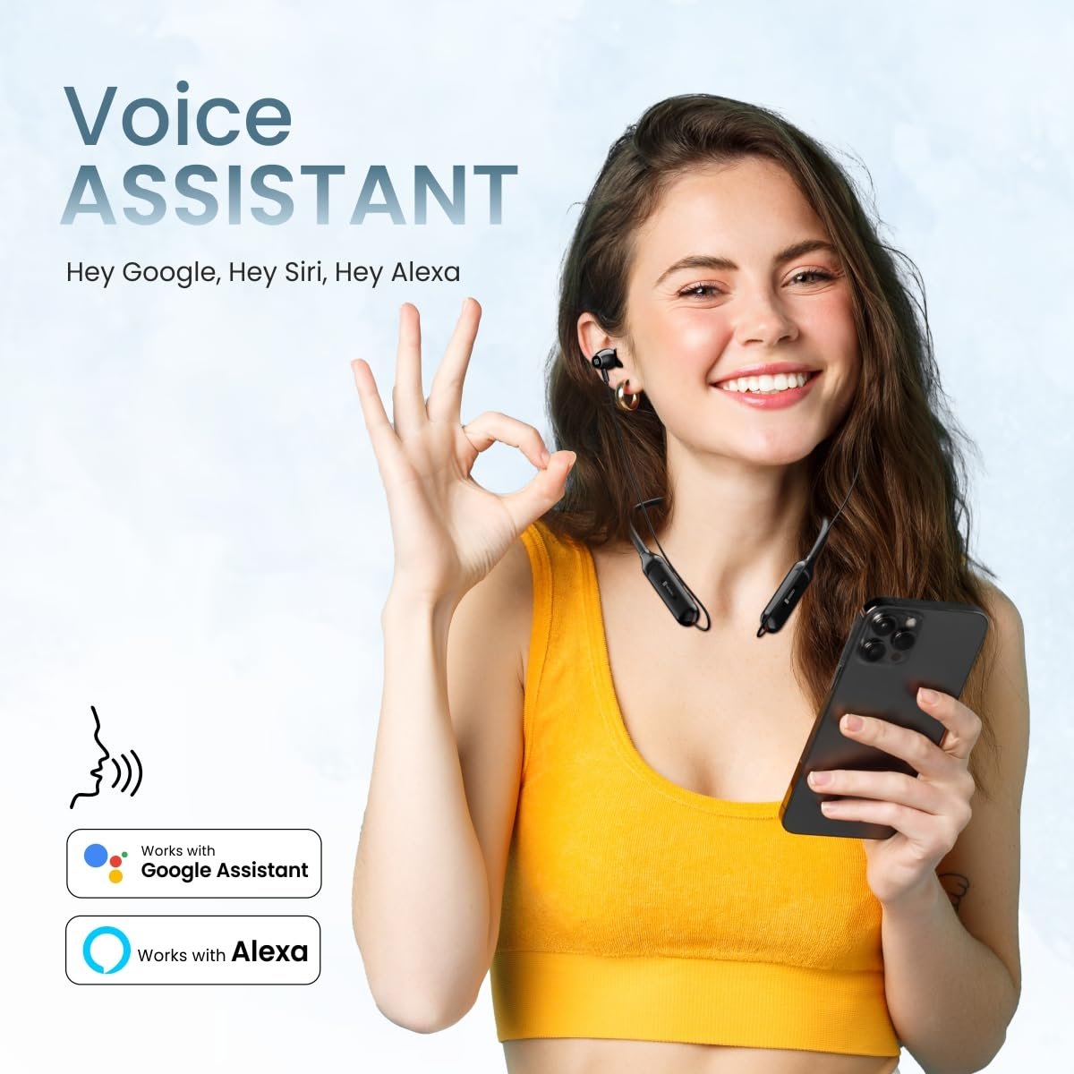 Portronics Harmonics Z7 Bluetooth Wireless in Ear Earphones with Upto 40 Hours Playback, 10mm Dynamic Driver, Gaming Mode, High Bass, IPX4 Water and Sweat Resistant, Type C Fast Charging(Black) - Image 5