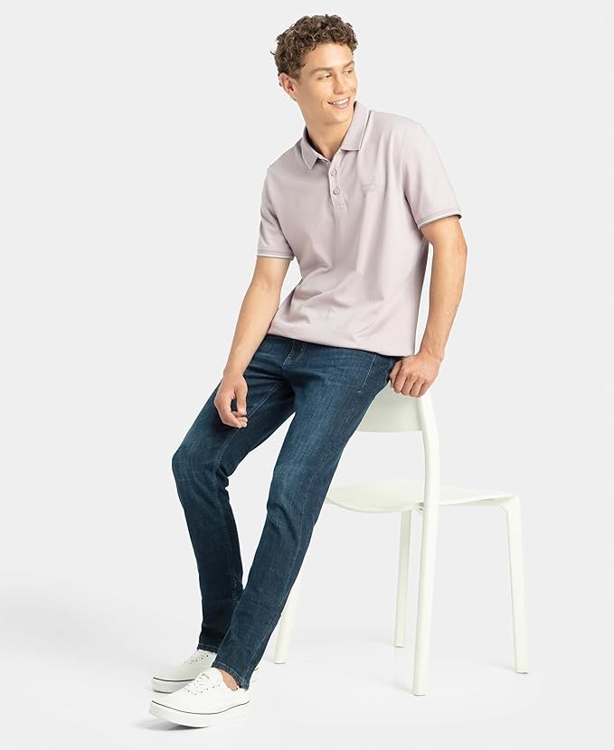 Jockey 3911 Men's Super Combed Cotton Rich Solid Half Sleeve Polo T-Shirt (Logo Design May Vary) - Image 4