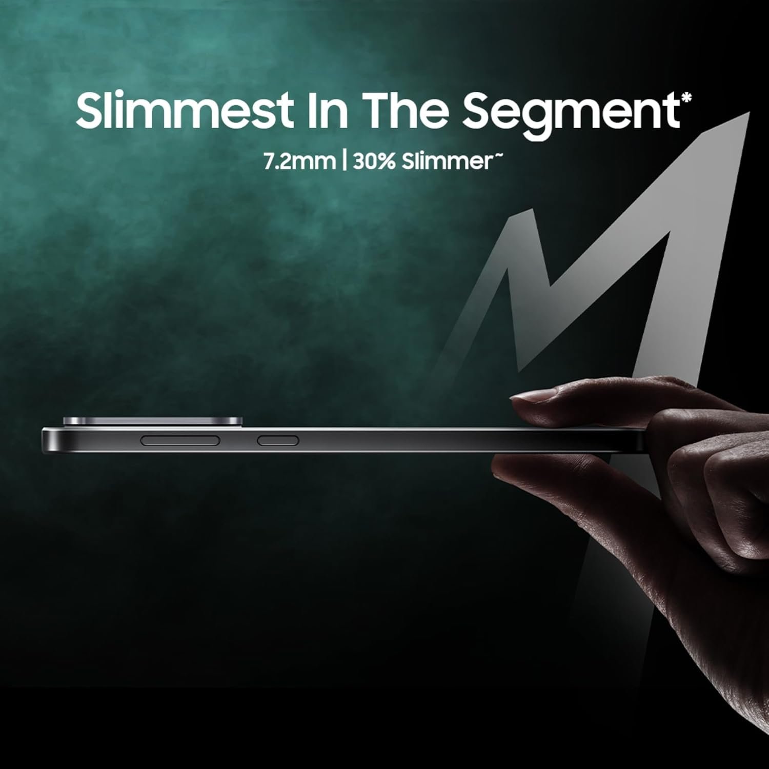 Samsung Galaxy M56 5G Mobile (Black, 8GB RAM, 128GB Storage)| Segment's Slimmest | Gorilla Glass Victus+| 10 Bit HDR Video| 50MP Camera| AI | Vapour Cooling Chamber| Lag-Free Gaming| Without Charger - Image 2