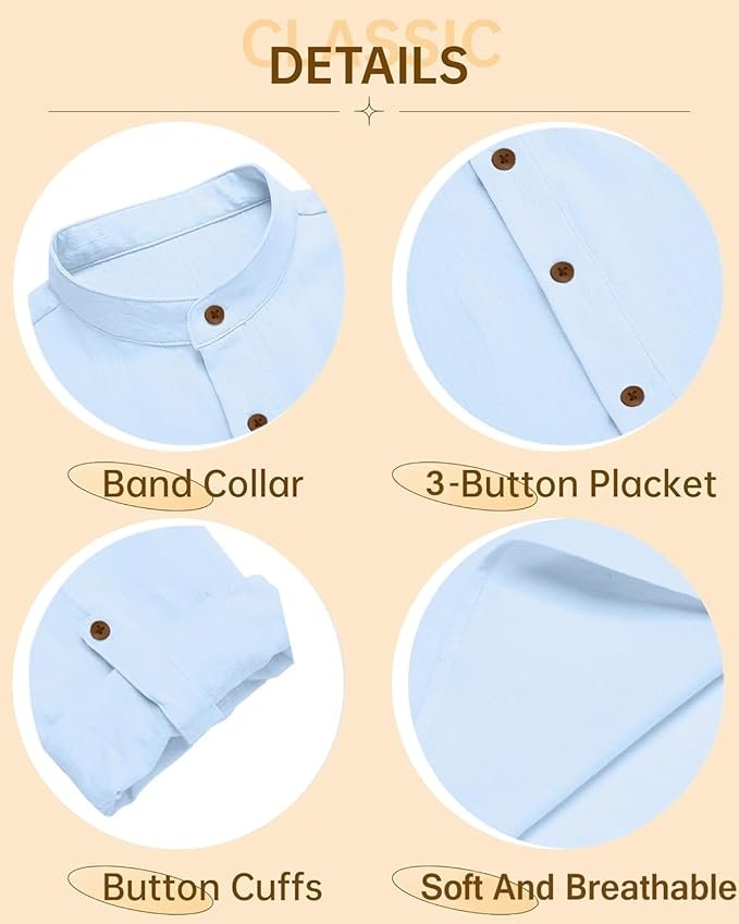 Peter England Men's Everday Regular Fit Solid Shirt | Cotton Rich | 5-Pin Pocketing - Image 4