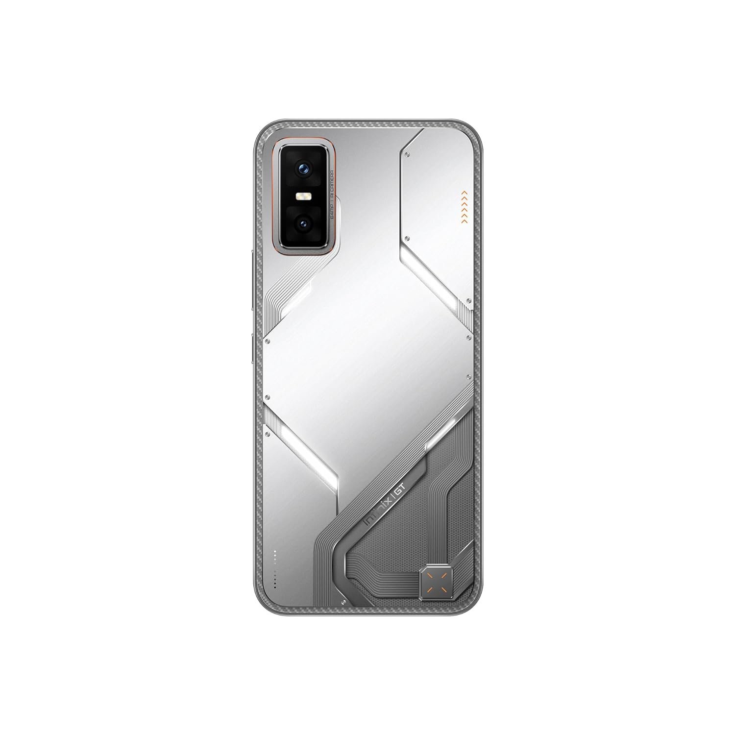 Infinix GT 30 5G+ (Blade White, 8GB RAM, 128GB Storage) | Cyber Mecha Deisgn with LED Lights | 90FPS on BGMI | 1.5K 144Hz AMOLED Display | Segment's 1st Gaming Triggers | 64MP Sony Camera | Infinix AI - Image 4