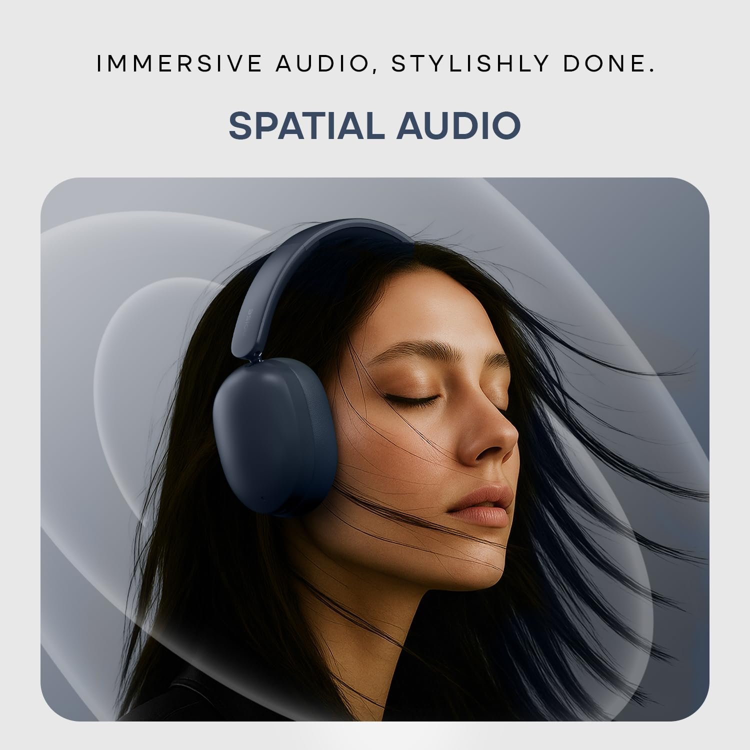 Noise Newly Launched Airwave Max XR Wireless Over-Ear Headphones with 120H Playtime, ANC, HFA Tech, Spatial Audio, Dual Pairing,BT V6.0(Carbon Black) - Image 11