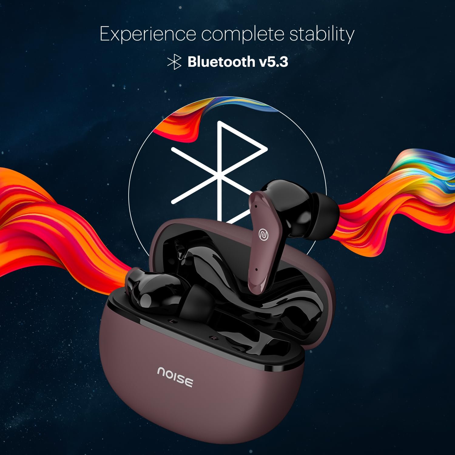 Noise Buds VS102 Plus Wireless Earbuds, Bluetooth Earbuds with 70H Playtime, Quad Mic ENC for Clear Calls, 11mm Drivers, Deep Bass, Instacharge, Bluetooth v5.3 (Deep Wine) - Image 9