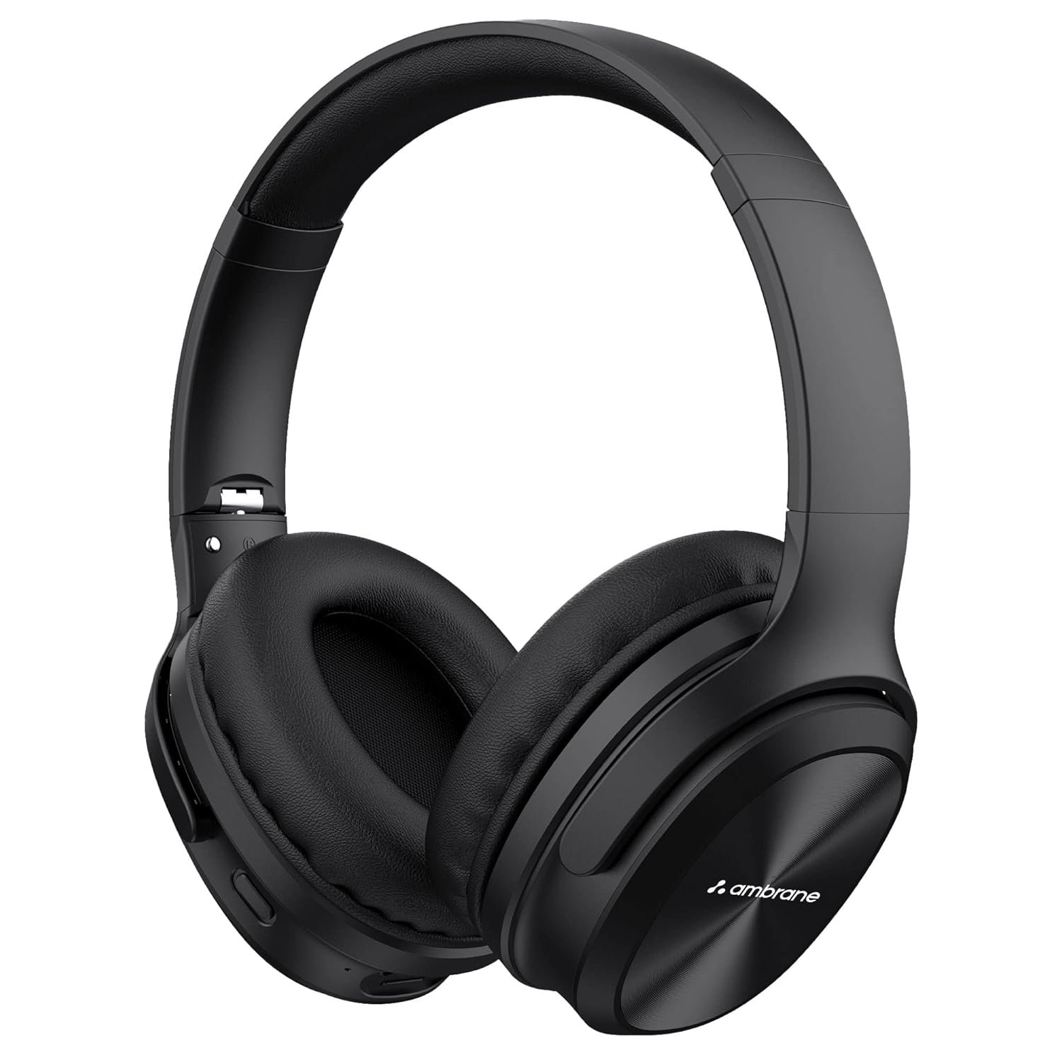 Ambrane RangerZ 2-in-1 Wireless Headphones Cum Speakers, Up to 8 Hrs Playtime, 40mm Drivers with BoostedBass™, Bluetooth V5.1, 180° Rotatable, AUX & SD Card Support, Multifunctional Buttons (Black)