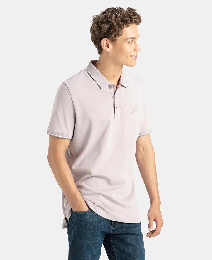 Jockey 3911 Men's Super Combed Cotton Rich Solid Half Sleeve Polo T-Shirt (Logo Design May Vary) - Image 7