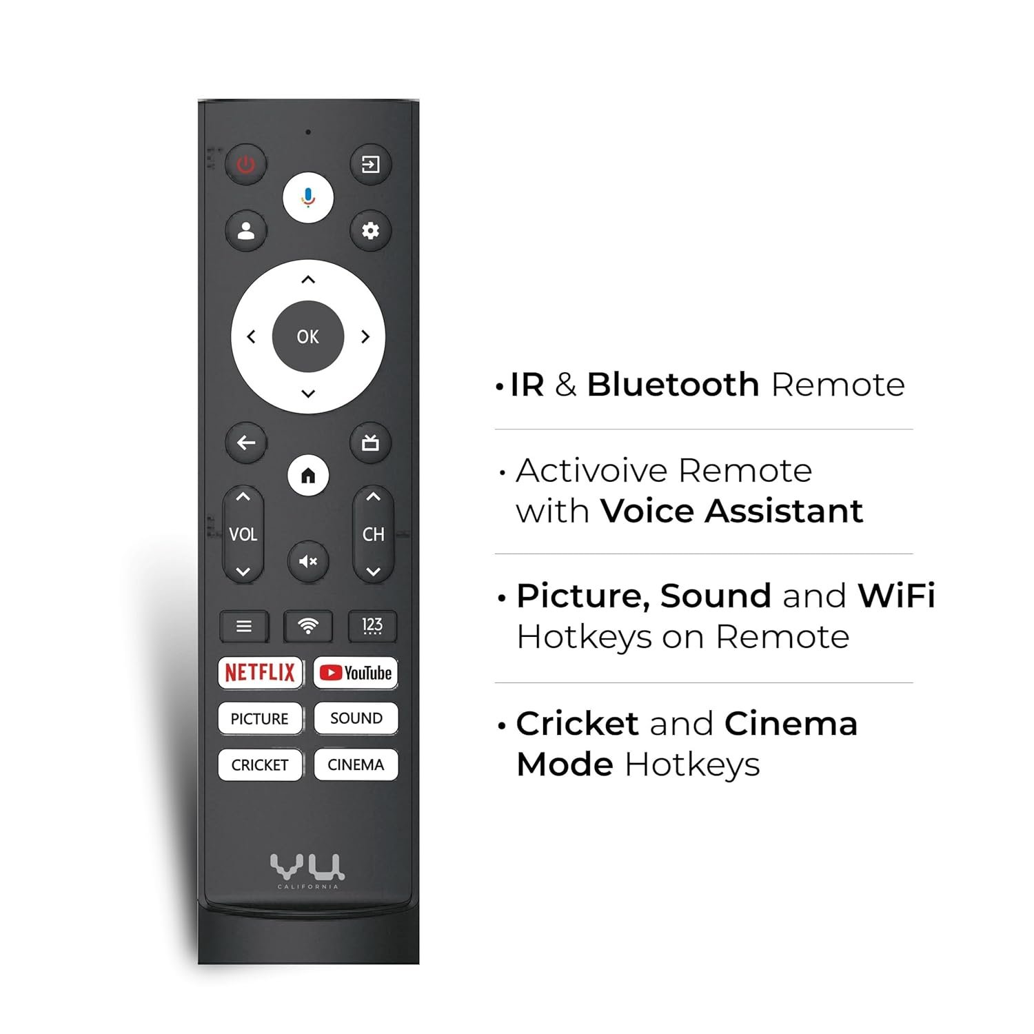 Vu 164cm (65 inches) GloQLED Series 4K QLED Smart Google TV 65GLOQLED25 - Image 3