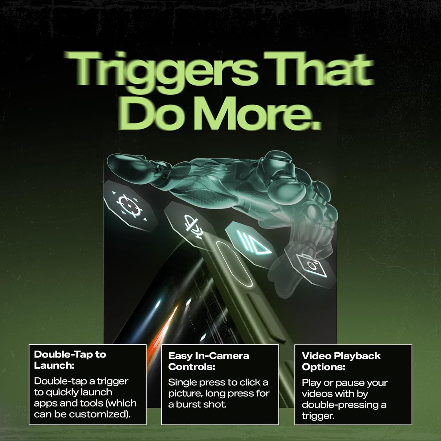 Infinix GT 30 5G+ (Blade White, 8GB RAM, 128GB Storage) | Cyber Mecha Deisgn with LED Lights | 90FPS on BGMI | 1.5K 144Hz AMOLED Display | Segment's 1st Gaming Triggers | 64MP Sony Camera | Infinix AI - Image 5