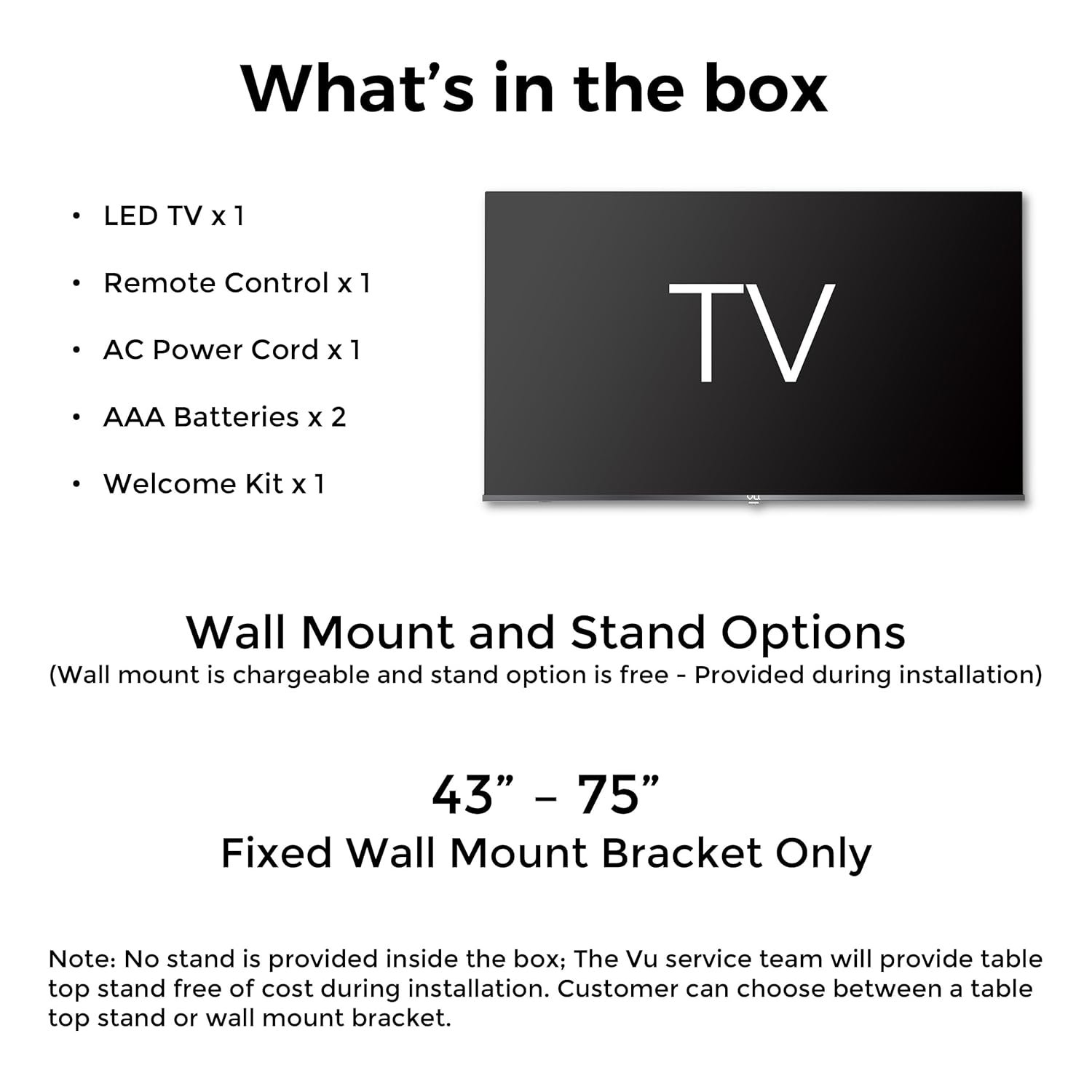 Vu 164cm (65 inches) GloQLED Series 4K QLED Smart Google TV 65GLOQLED25 - Image 4