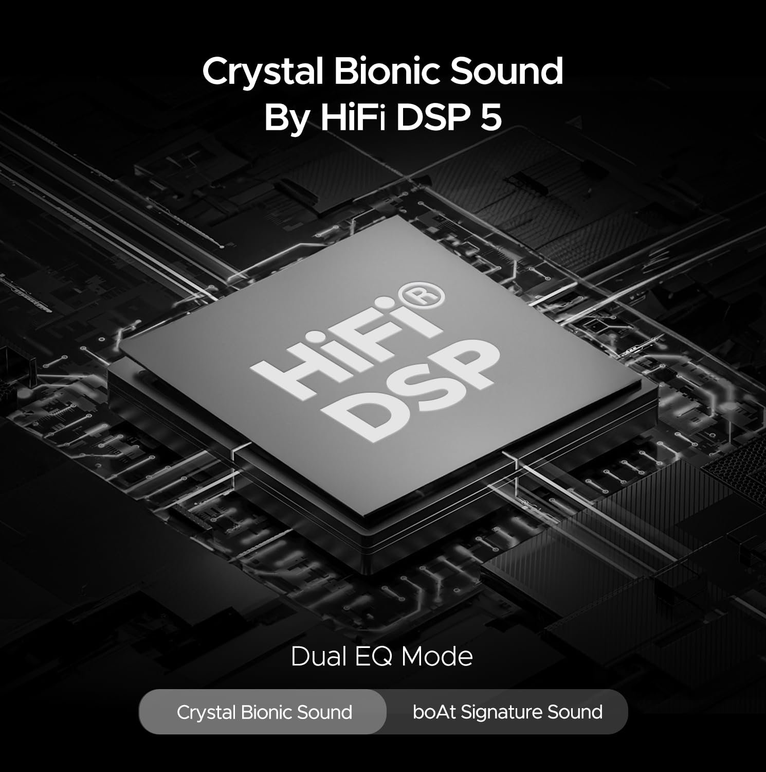 Boat Nirvana Ion, 120HRS Battery, Crystal Bionic Sound w/Dual EQ Modes, 4Mics ENx, App Support, Low Latency, IPX4, v.5.2 Bluetooth Earbuds, TWS Ear Buds Wireless Earphones with mic (Charcoal Black) - Image 4