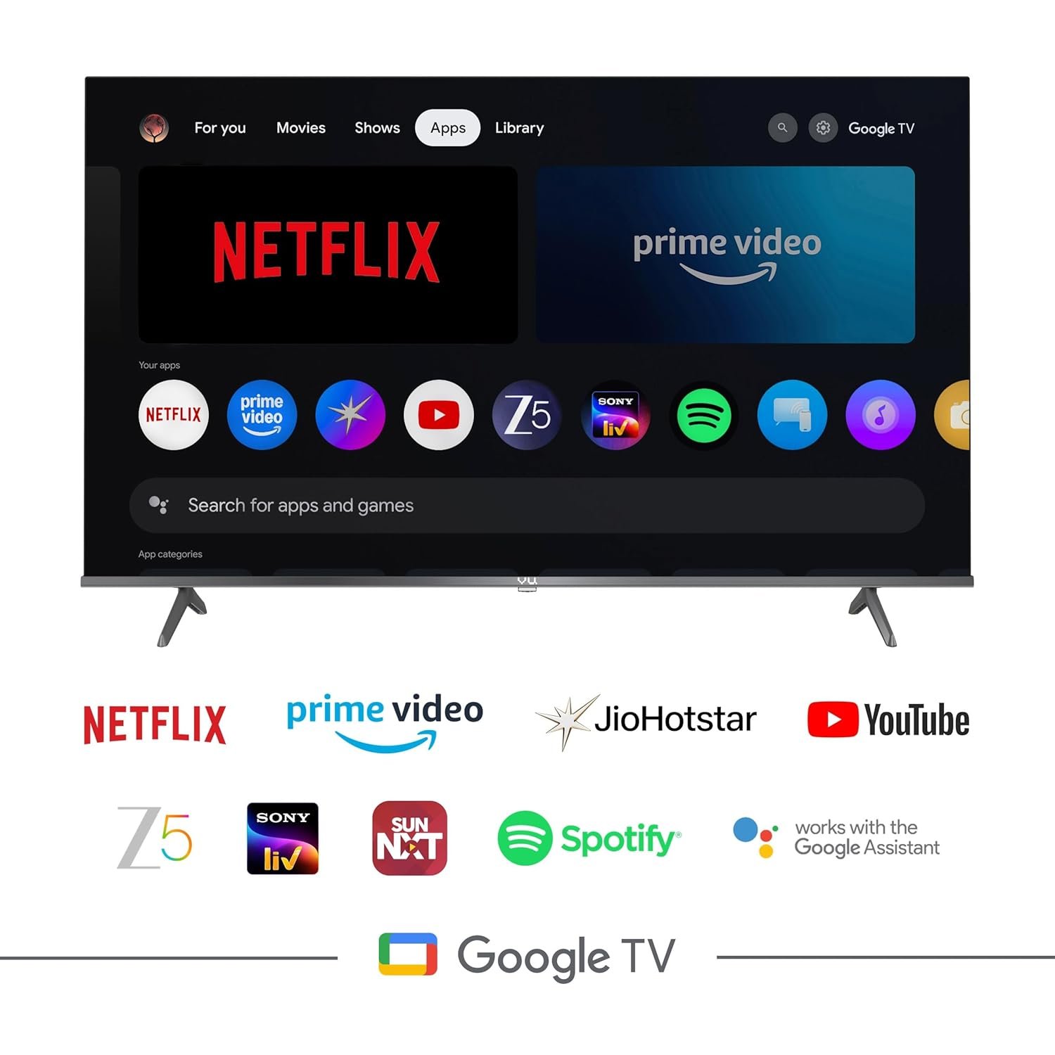 Vu 164cm (65 inches) GloQLED Series 4K QLED Smart Google TV 65GLOQLED25 - Image 2
