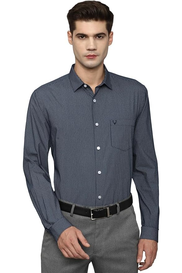 Allen Solly Men Shirt|Cotton|Regular Fit