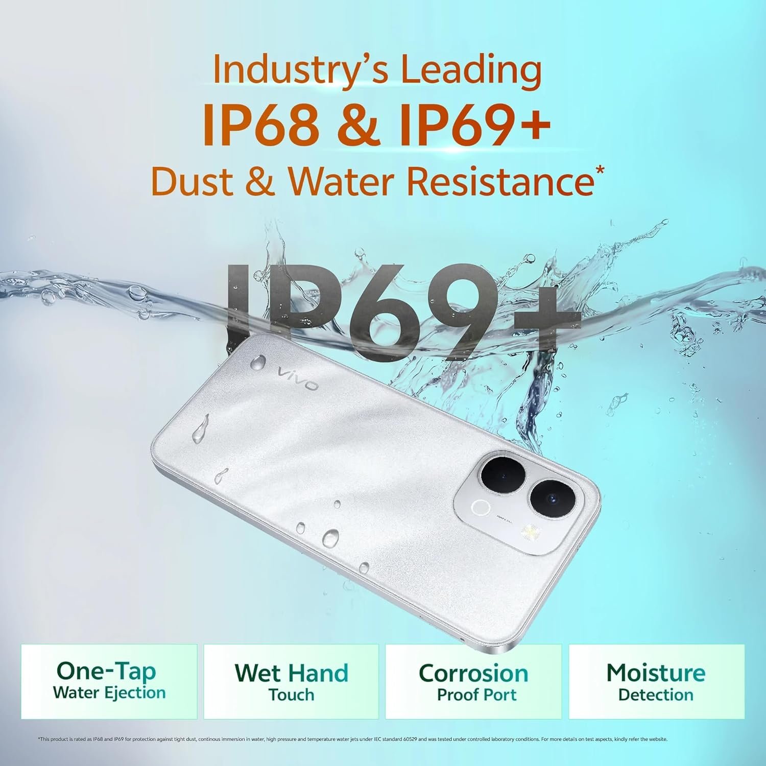 vivo T5x 5G (Star Silver, 8GB RAM, 256GB Storage) | 50MP AI Dual Camera | 32MP Selfie | 6.76" FHD+ Display | 7200mAh Battery | Dimensity 7400-Turbo Processor | Fast Charging | Dual SIM Smartphone - Image 2