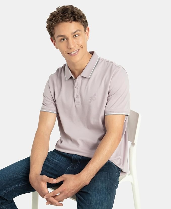 Jockey 3911 Men's Super Combed Cotton Rich Solid Half Sleeve Polo T-Shirt (Logo Design May Vary) - Image 5