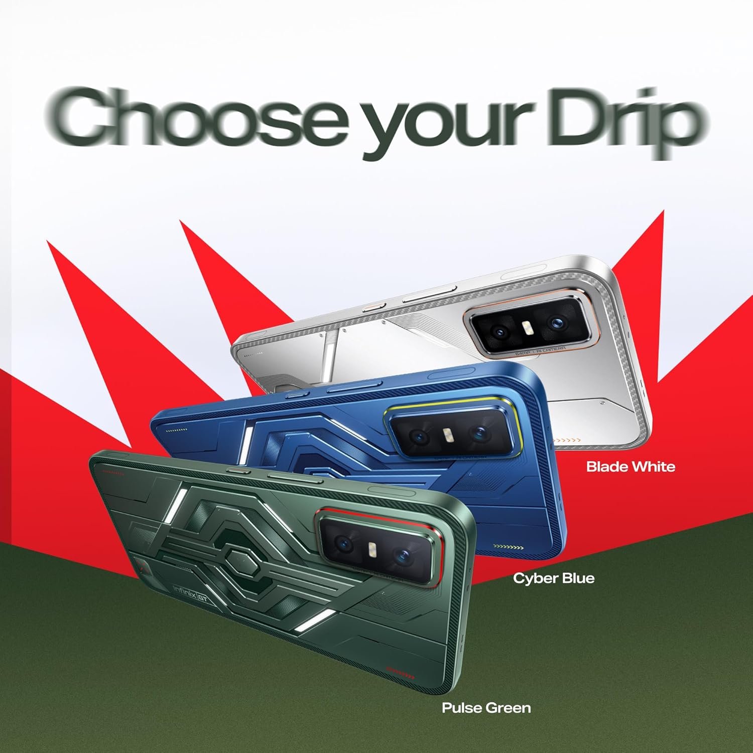 Infinix GT 30 5G+ (Blade White, 8GB RAM, 128GB Storage) | Cyber Mecha Deisgn with LED Lights | 90FPS on BGMI | 1.5K 144Hz AMOLED Display | Segment's 1st Gaming Triggers | 64MP Sony Camera | Infinix AI - Image 13