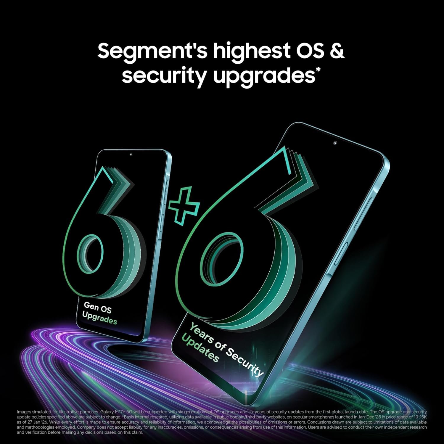Samsung Galaxy M17e 5G Mobile (Vibe Violet, 4GB RAM, 128GB Storage) | Smoothest 120 Hz Refresh Rate| Monster 6000 mAh Battery | IP54 | 6 Gen OS Upgrades | AI | Gemini Live | Without Charger - Image 8
