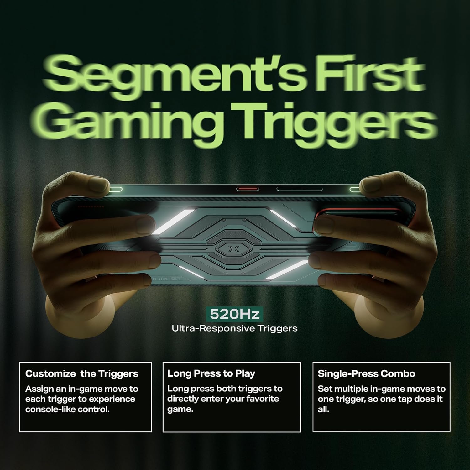 Infinix GT 30 5G+ (Blade White, 8GB RAM, 128GB Storage) | Cyber Mecha Deisgn with LED Lights | 90FPS on BGMI | 1.5K 144Hz AMOLED Display | Segment's 1st Gaming Triggers | 64MP Sony Camera | Infinix AI - Image 17