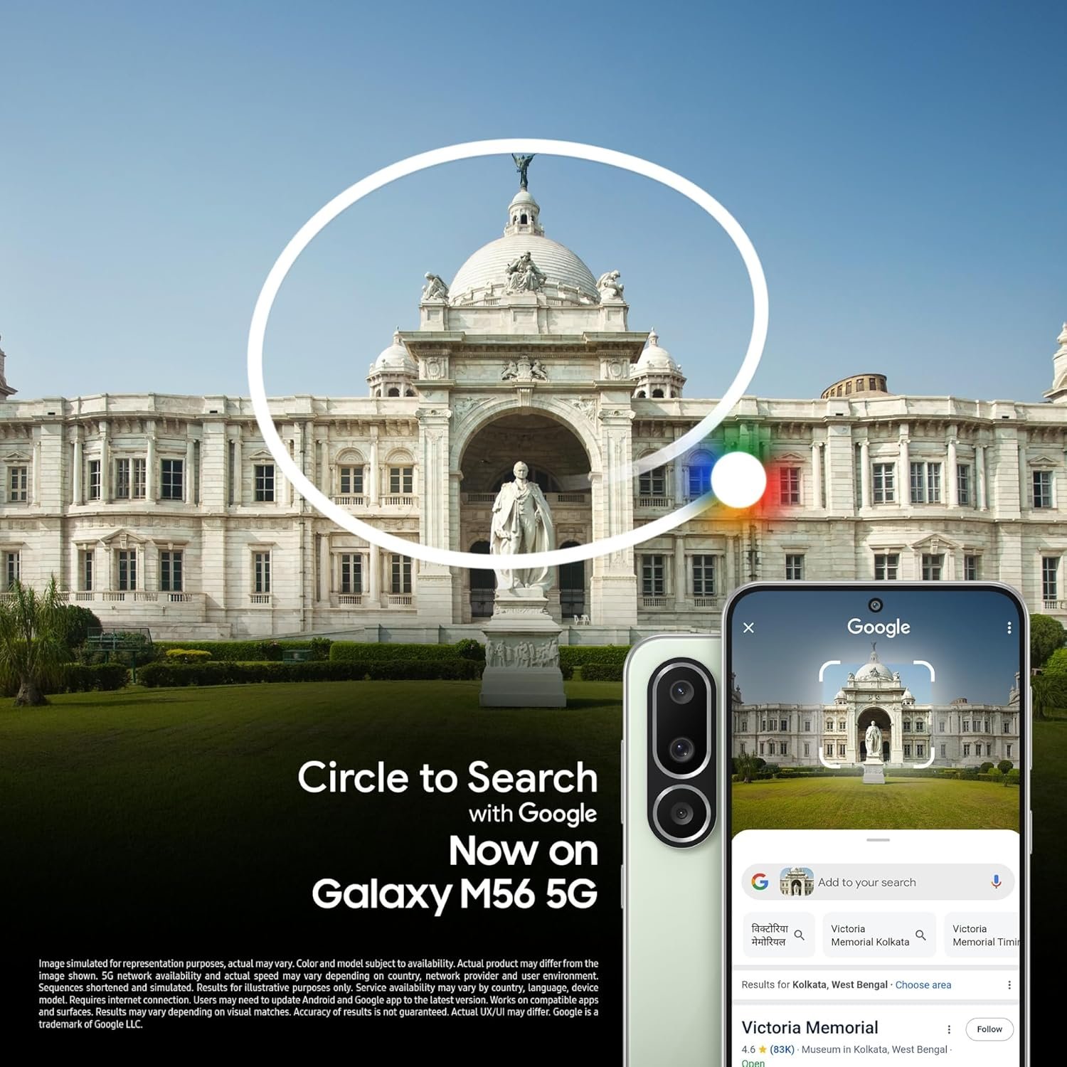 Samsung Galaxy M56 5G Mobile (Black, 8GB RAM, 128GB Storage)| Segment's Slimmest | Gorilla Glass Victus+| 10 Bit HDR Video| 50MP Camera| AI | Vapour Cooling Chamber| Lag-Free Gaming| Without Charger - Image 6