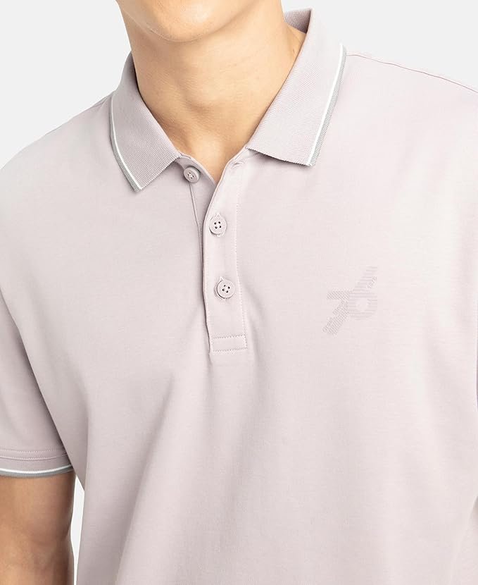 Jockey 3911 Men's Super Combed Cotton Rich Solid Half Sleeve Polo T-Shirt (Logo Design May Vary) - Image 6