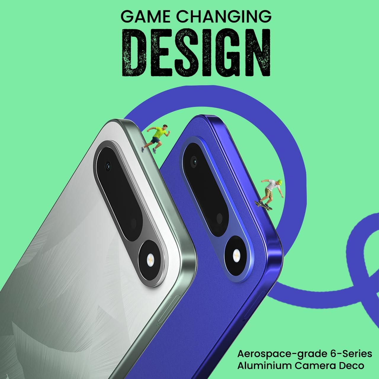 Tecno POP X 5G (Ripple Green, 4GB+128GB) | 6500mAh+45W Fast Charger | IP64 Pro | MIL-STD 810H Protection | Upto 18GB* RAM | Fastest 8X Network Speed* with URSP | 120Hz Smooth Display | AI Flash Snap - Image 3